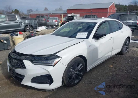 2021 Acura Tlx A-Spec Package from USA, damaged, VIN 19UUB6F52MA010161